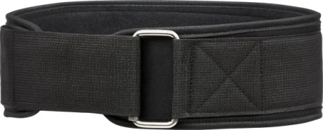Пояс для важкої атлетики Adidas ESSENTIAL WEIGHTLIFTING BELT чорний (82,5 - 92 см) ADGB-12254-NL