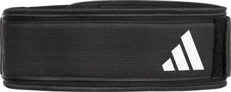 Пояс для важкої атлетики Adidas ESSENTIAL WEIGHTLIFTING BELT чорний (82,5 - 92 см) ADGB-12254-NL
