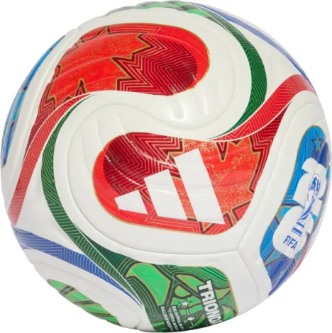 Футбольний м'яч Adidas FIFA WORLD CUP 26 TRIONDA PRO біло-червоно-зелено-синій Розмір 5 JD8021