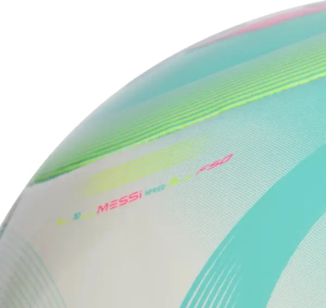 Футбольний м'яч Adidas MESSI CLUB біло-блакитно-салатово-рожевий Розмір 4 KA5267