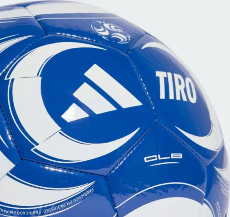 Футбольный мяч Adidas TIRO CLUB сине-белый Размер 4 JW1529