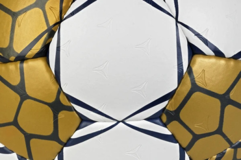 Гандбольный мяч Select ULTIMATE REPLICA EHF CHAMPIONS LEAGUE V24 бело-золотой Размер 0 167084-990
