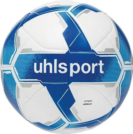 М'яч футбольний Uhlsport ATTACK ADDGLUE біло-синій 1001751 01 Розмір 4