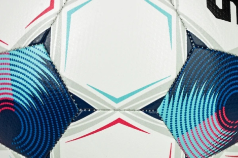 Футбольний м'яч Select BRILLANT REPLICA V25 біло-синьо-рожевий Розмір 4 099480-002