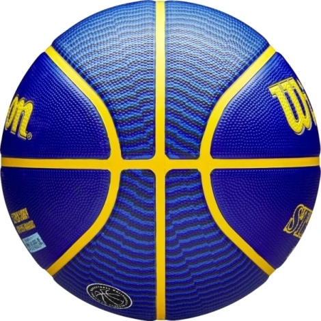 Баскетбольный мяч Wilson NBA PLAYER ICON OUTDOOR STEPHEN CURRY сине-желтый Размер 7 WZ4006101XB7