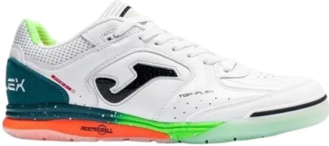 Футзалки (бампи) Joma TOP FLEX REBOUND біло-зелено-помаранчеві TORS2632IN