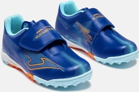 Сороконіжки (шиповки) дитячі Joma SUPERCOPA синьо-блакитно-помаранчеві SUJS2604TFV