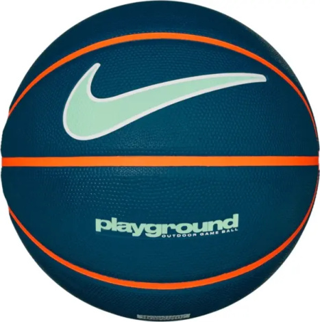 Баскетбольний м'яч Nike EVERYDAY PLAYGROUND 8P GRAPHIC DEFLATED темно-синьо-оранжево-м'ятний Розмір 7 N.100.4371.408.07