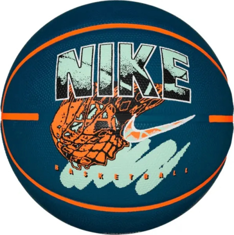 Баскетбольний м'яч Nike EVERYDAY PLAYGROUND 8P GRAPHIC DEFLATED темно-синьо-оранжево-м'ятний Розмір 7 N.100.4371.408.07