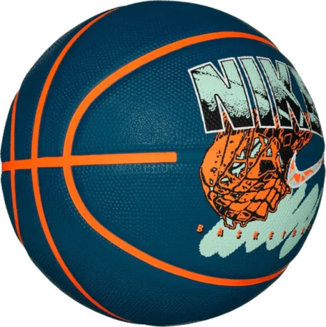 Баскетбольний м'яч Nike EVERYDAY PLAYGROUND 8P GRAPHIC DEFLATED темно-синьо-оранжево-м'ятний Розмір 7 N.100.4371.408.07