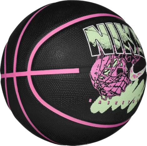 Баскетбольний м'яч Nike EVERYDAY PLAYGROUND 8P GRAPHIC DEFLATED чорно-рожево-салатовий Розмір 7 N.100.4371.099.07