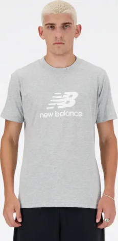 Футболка New Balance SPORT ESSENTIALS LOGO сіра MT41502AG
