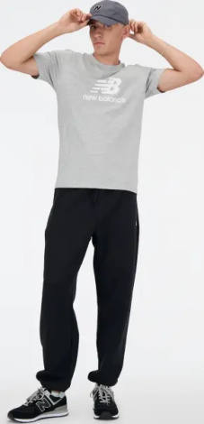 Футболка New Balance SPORT ESSENTIALS LOGO сіра MT41502AG