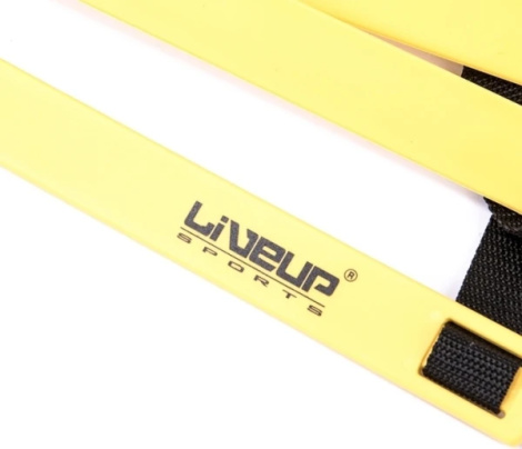 Координационная лестница LiveUp AGILITY LADDER 16 ступеней, 8 метров желтая LS3671-8