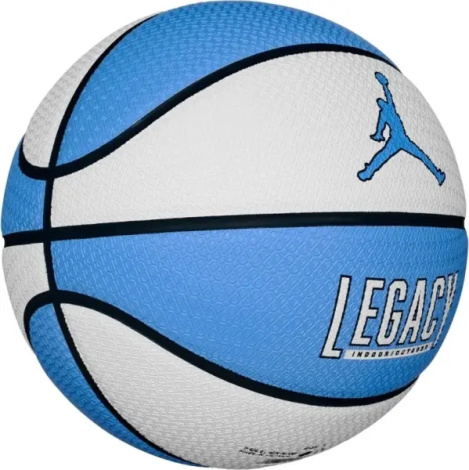 Баскетбольный мяч Nike JORDAN LEGACY 2.0 8P DEFLATED голубо-белый Размер 7 J.100.8253.165.07