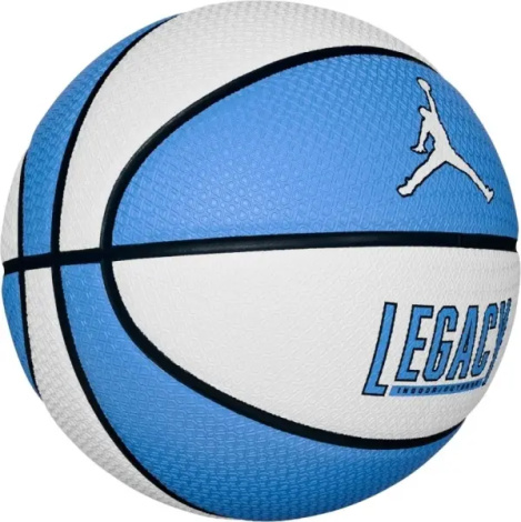 Баскетбольный мяч Nike JORDAN LEGACY 2.0 8P DEFLATED голубо-белый Размер 7 J.100.8253.165.07
