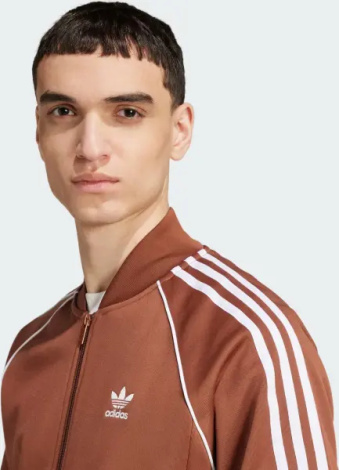 Олімпійка (мастерка) Adidas ADICOLOR CLASSICS SST коричнева IY9855