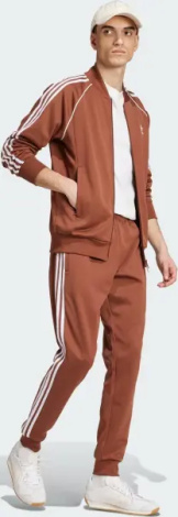 Олімпійка (мастерка) Adidas ADICOLOR CLASSICS SST коричнева IY9855