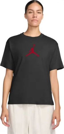 Футболка женская Nike JUMPMAN черно-красная IR0381-010