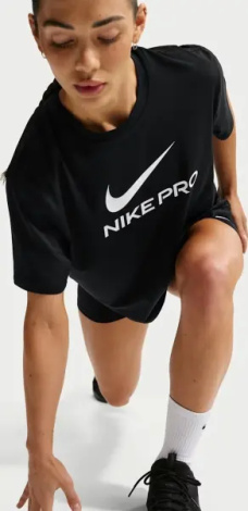 Футболка жіноча Nike PRO LOOSE чорна IQ0820-010