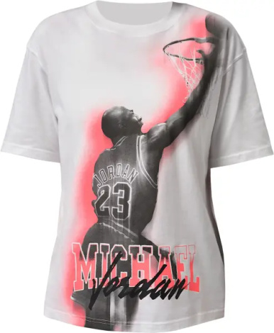 Футболка жіноча Nike JORDAN SPORT HERITAGE DRI-FIT GRAPHIC біла IO8722-100
