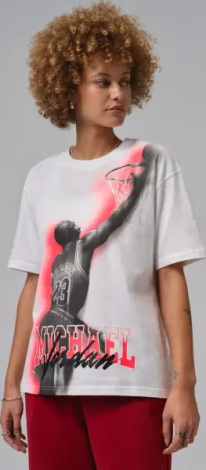 Футболка жіноча Nike JORDAN SPORT HERITAGE DRI-FIT GRAPHIC біла IO8722-100