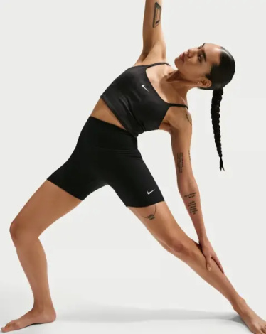Велосипедки женские Nike ONE HIGH-WAISTED 12.5CM черные IO0809-010