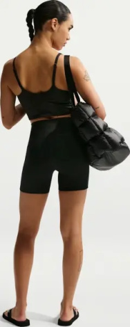 Велосипедки женские Nike ONE HIGH-WAISTED 12.5CM черные IO0809-010