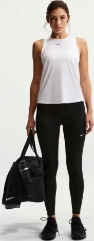 Лосины женские Nike ONE HIGH-WAISTED 7/8 черные IO0579-010