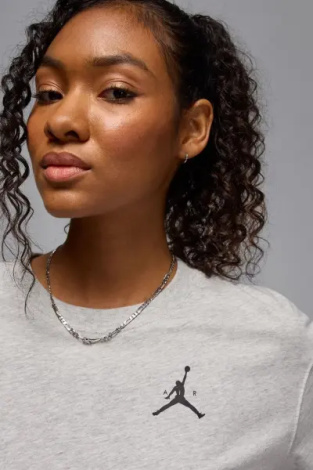 Футболка жіноча Nike JORDAN JUMPMAN сіра IO0499-052