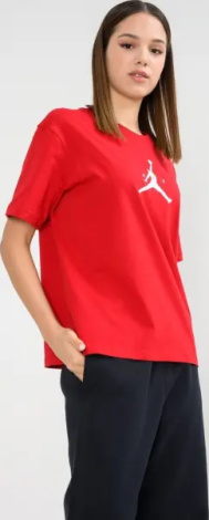 Футболка жіноча Nike JUMPMAN червона IM9809-687