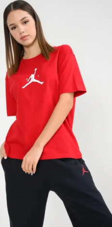 Футболка жіноча Nike JUMPMAN червона IM9809-687