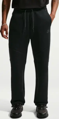 Спортивные штаны Nike TECH OPEN-HEM FLEECE черные IM0697-010