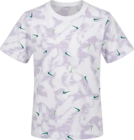 Футболка підліткова Nike SPORTSWEAR біло-бузково-зелена II0458-100