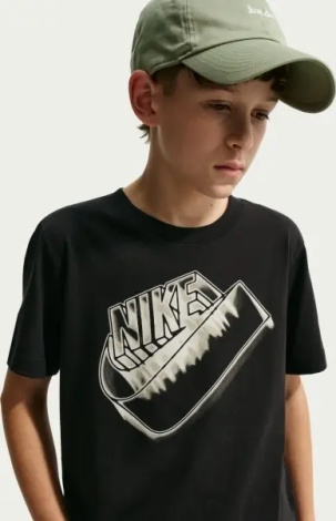 Футболка підліткова Nike SPORTSWEAR чорна II0409-010