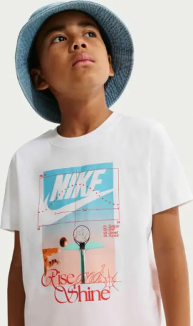 Футболка подростковая Nike SPORTSWEAR белая II0385-100
