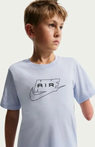 Футболка подростковая Nike SPORTSWEAR голубая II0287-407