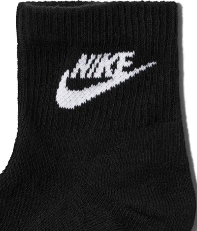 Носки Nike EVERYDAY ELEVATED ANKLE черные (3 пары) IH8523-902