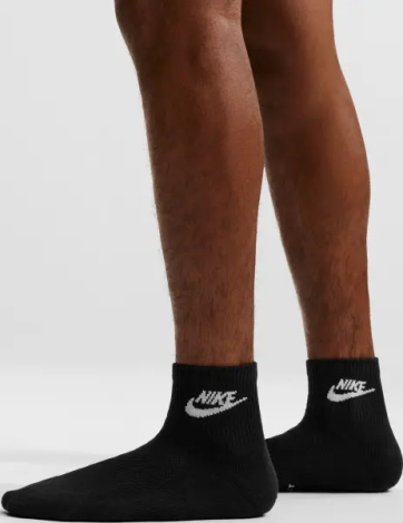 Носки Nike EVERYDAY ELEVATED ANKLE черные (3 пары) IH8523-902