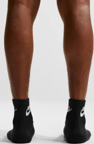 Носки Nike EVERYDAY ELEVATED ANKLE черные (3 пары) IH8523-902