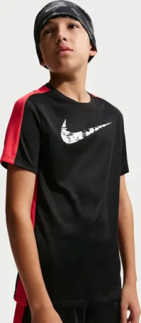 Футболка підліткова Nike TROPHY23 DRI-FIT чорно-червона IF2434-010