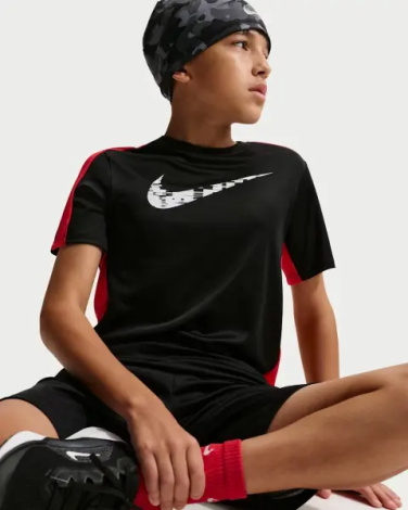 Футболка підліткова Nike TROPHY23 DRI-FIT чорно-червона IF2434-010
