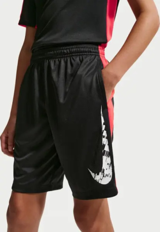 Шорти підліткові Nike TROPHY23 DRI-FIT чорно-червоні IF2399-010