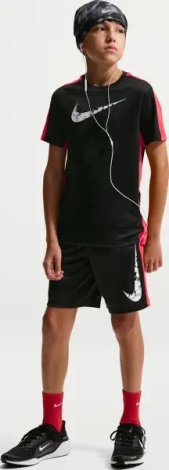 Шорти підліткові Nike TROPHY23 DRI-FIT чорно-червоні IF2399-010