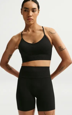 Велосипедки жіночі Nike PRO SEAMLESS DRI-FIT HIGH-WAISTED 12.5CM чорні IF1210-010