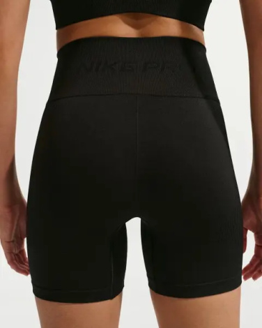 Велосипедки жіночі Nike PRO SEAMLESS DRI-FIT HIGH-WAISTED 12.5CM чорні IF1210-010