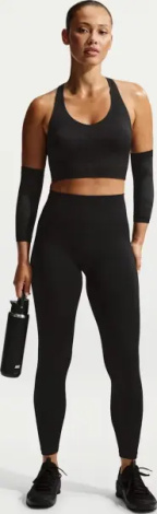 Лосины женские Nike PRO SEAMLESS HIGH-WAISTED 7/8 черные IF1208-010