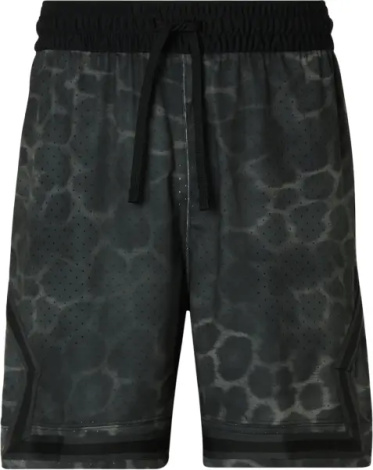 Шорти баскетбольні Nike JORDAN SPORT DRI-FIT PRINTED DIAMOND чорно-темно-сірі IF0861-010