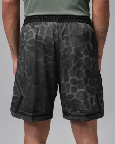 Шорти баскетбольні Nike JORDAN SPORT DRI-FIT PRINTED DIAMOND чорно-темно-сірі IF0861-010