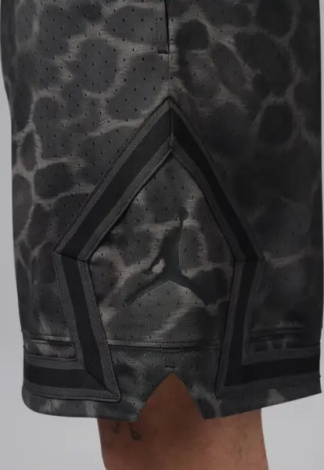Шорти баскетбольні Nike JORDAN SPORT DRI-FIT PRINTED DIAMOND чорно-темно-сірі IF0861-010